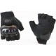 Перчатки мотоциклетные без пальцев L, чёрные PRO BIKER