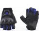 Перчатки мотоциклетные без пальцев L, чёрно-синие SCOYCO