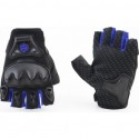 Перчатки мотоциклетные без пальцев L, чёрно-синие SCOYCO