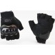Перчатки мотоциклетные без пальцев XL, чёрные PRO BIKER