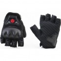 Перчатки мотоциклетные без пальцев XL, чёрные SCOYCO