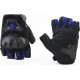 Перчатки мотоциклетные без пальцев XL, чёрно-синие SCOYCO