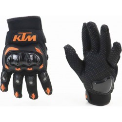 Перчатки мотоциклетные L, чёрно-оранжевые KTM
