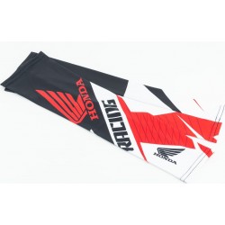 Рукава солнцезащитные S (41-48см), чёрные с рисунком "HONDA" Китай