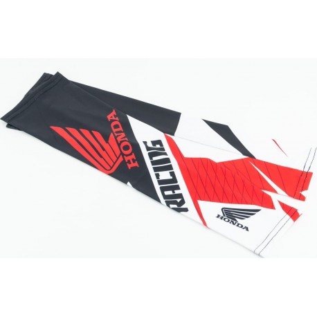 Рукава солнцезащитные S (41-48см), чёрные с рисунком "HONDA" Китай