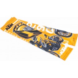 Рукава солнцезащитные S (41-48см), оранжевый с рисунком "KTM", тип 2 Китай