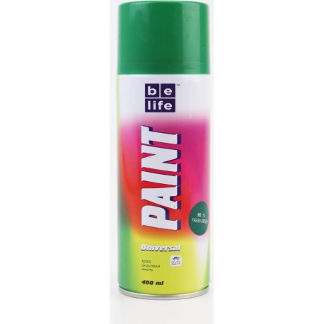 Краска тёмно-зелёная эмаль, аэрозоль 400ml be life