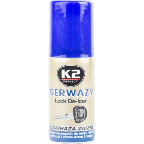 Средство для размораживания замков "PERFECT GERWAZY", аэрозоль 50ml K2