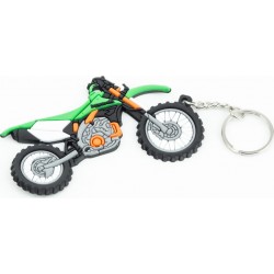 Брелок мотоцикл "Honda CRF" 86х62мм, зелёный Китай