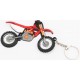Брелок мотоцикл "Honda CRF" 86х62мм, красный Китай