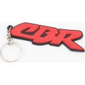 Брелок резиновый "CBR" 87х24мм, красный Китай