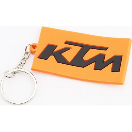 Брелок резиновый "KTM" 63х34мм Китай
