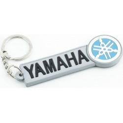 Брелок резиновый "YAMAHA" 95х30мм, серо-синий Китай