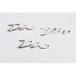 Наклейка шильдик "DIO" 3шт (15,5x4,5см) Китай