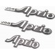 Наклейка шильдик "JOG APRIO" к-кт 3шт (13х3см) Китай