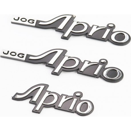 Наклейка шильдик "JOG APRIO" к-кт 3шт (13х3см) Китай