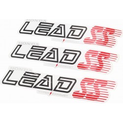 Наклейки набор 3шт "HONDA LEAD "SS" (30х6см), белый Китай
