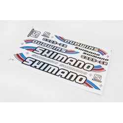 Наклейки набор 13шт "SHIMANO" (34х20см) (B17) Китай