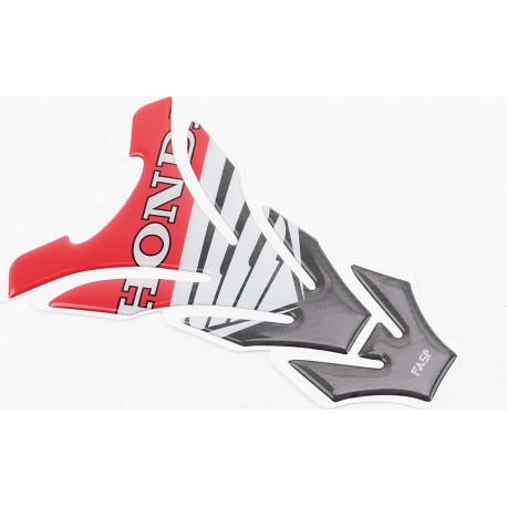 Наклейка защитная на бак топливный "HONDA", карбон Китай