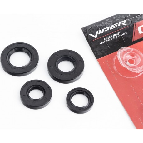 Сальники к-кт 4шт (17x35x7/ 20x30x6/ 20x42x8/ 25x44x7) двигателя Viper