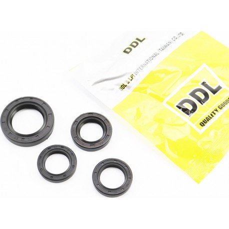 Сальники к-кт 4шт (19,8x30x5-2шт/ 20x32x6/ 27x42x7) двигателя DDL