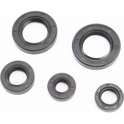 Сальники к-кт 5шт (12x24x7/ 14x24x7/ 17x29x8/ 25x40x8/ 26x42x8) двигателя Китай