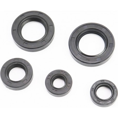 Сальники к-кт 5шт (12x24x7/ 14x24x7/ 17x29x8/ 25x40x8/ 26x42x8) двигателя Китай