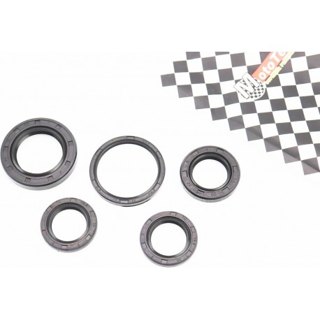 Сальники к-кт 5шт (19,8x30x5-2шт/ 20x32x6/ 27x42x7/ 34x41x4) двигателя Mototech