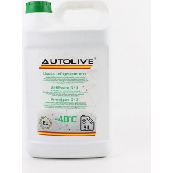 Жидкость охлаждающая -40°C "АНТИФРИЗ G13 + " зелёный, 5L AUTOLIVE