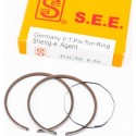 Кольца поршневые Yamaha JOG50 40мм+0,50, жёлтая коробка SEE