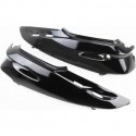 Honda DIO AF-27/28 Пластик-верхний боковой лев+прав к-кт 2шт, чёрный Китай
