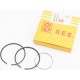 Кольца поршневые Suzuki AD50 41мм+0,25, жёлтая коробка SEE