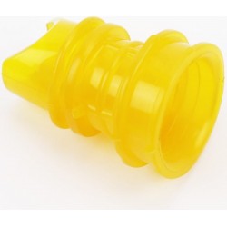 Патрубок фильтра воздушного Honda DIO AF18, силикон, жёлтый Китай