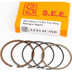 Кільця поршневі 4T Suzuki AD50/LET'S 50cc-39мм STD, жовта коробка SEE