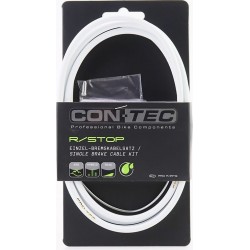 Трос заднього гальма (трос 200см- кожух 182см), білий CON-TEC