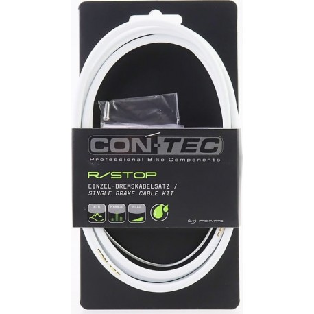 Трос заднего тормоза (трос 200см/ кожух 182см), белый CON-TEC