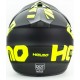 Шолом кросовий 117 M (57-58см), чорно-салатовий мат HELMO Китай