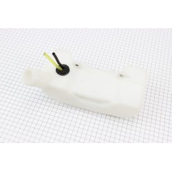 Бак паливний 1E40F-1E44F (кріплення 2отв, горловина збоку довга, без пробки) Китай