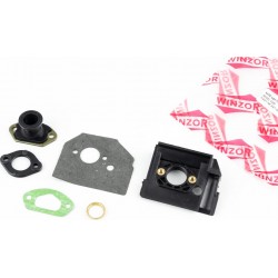 Патрубок карбюратора + переходник + пластина + кольцо + прокладки-2шт, к-кт 4500/5200 WINZOR