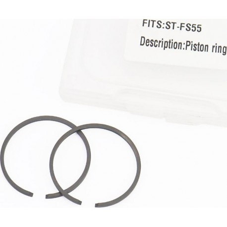 Кольца поршневые 34х1,5мм Штиль FS-38/45/55, OLEO MAC SPARTA 25 (в коробке) Китай