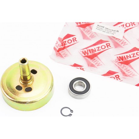 Тарелка сцепления 9T + подшипник + стопорное кольцо, к-кт WINZOR