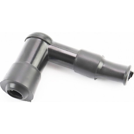 Свечной колпачок "люлька" 90°, чёрный Китай