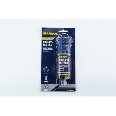 Клей двухкомпонентный для металлических деталей "EPOXY-METAL", 30g MANNOL