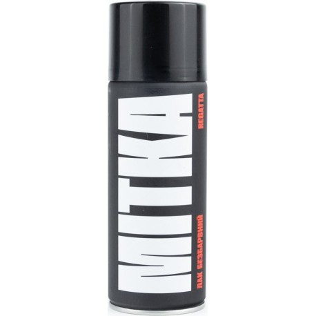Лак бесцветный (матовый), аэрозоль 400ml MITKA