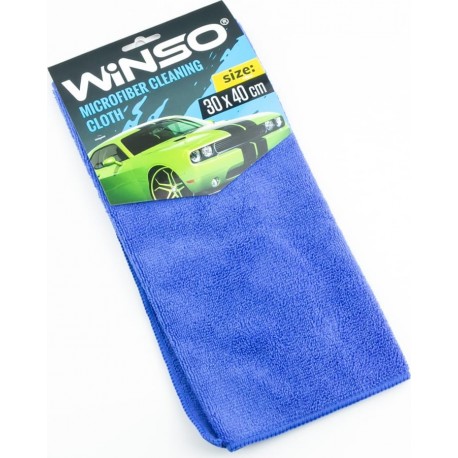 Салфетка микрофибра 30х40см, синяя "WINSO" WINSO