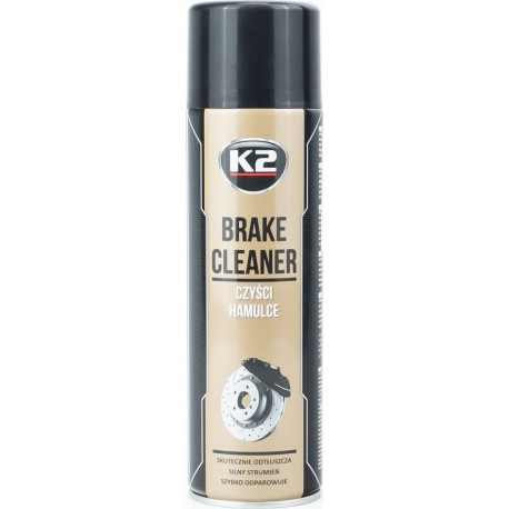 Очиститель деталей, тормозных механизмов "BRAKE CLEANER", аэрозоль 500ml K2