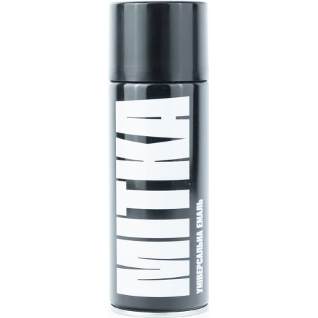 Краска серебристая эмаль алюминий, аэрозоль 400ml MITKA