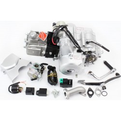 Двигун мопедний в зборі 110куб (Delta)-"механіка"+ (без нап. KANUNI) Mototech