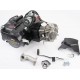 Двигатель для квадроцикла (мопедный) в сборе 125куб-"механика" (3 передачи+1 задняя), чёрный TMMP
