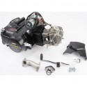 Двигатель для квадроцикла (мопедный) в сборе 125куб-"механика" (3 передачи+1 задняя), чёрный TMMP